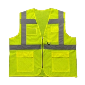 Fileli Mühendis İkaz Yeleği Sarı