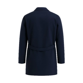 Unisex İş Önlüğü Düğmeli Lacivert